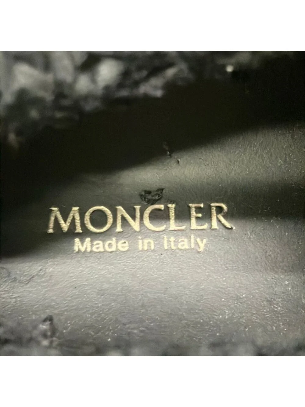 Moncler Rain Boots 38 Black